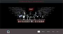 Desktop Screenshot of hombresdehierro.com