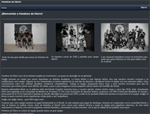 Tablet Screenshot of hombresdehierro.com